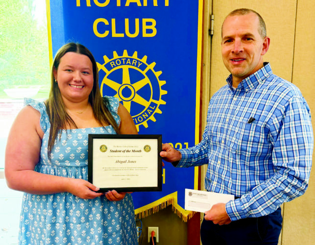 Salem Rotary student of the month